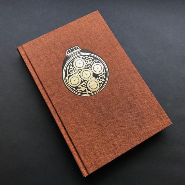 Hardcover Calico cloth gold foiling on the top of black foil